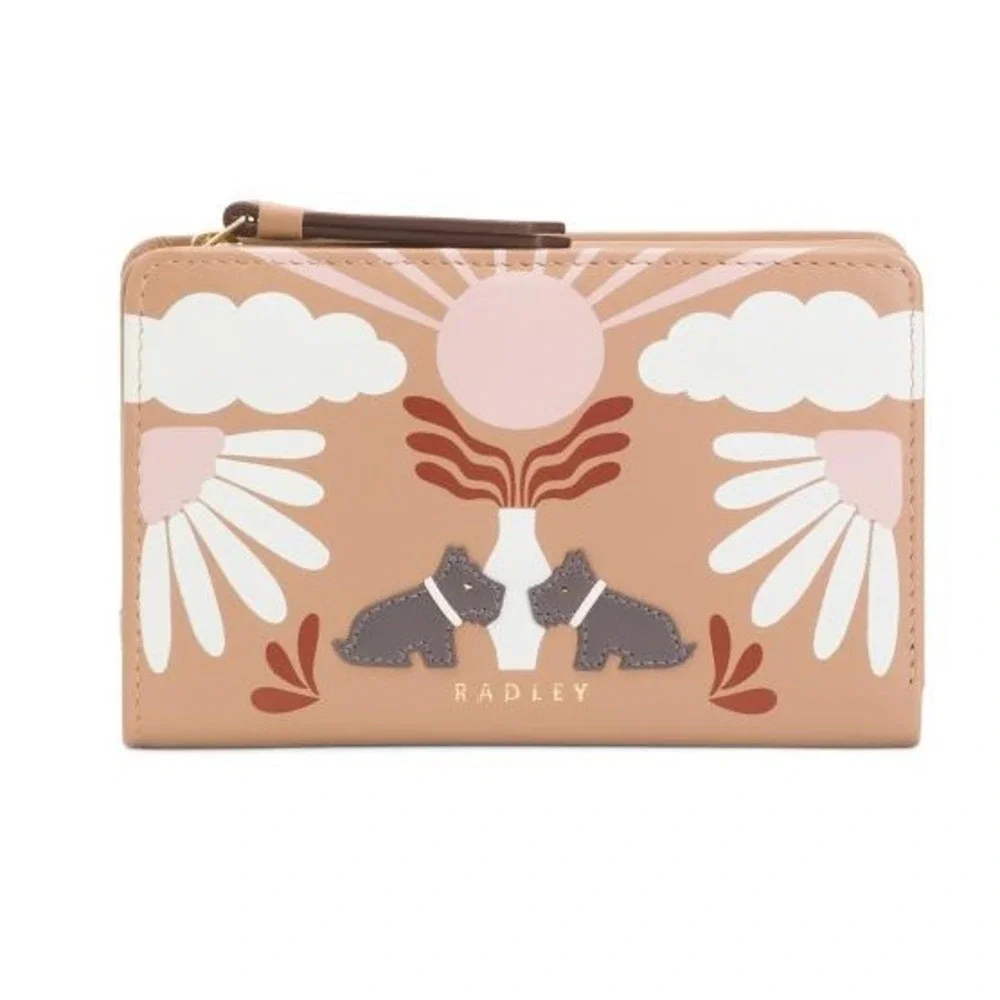 Radley London Rising Sun‎ Medium Leather Bifold Wallet